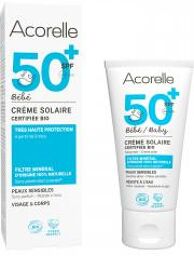 Bébé Crème Solaire Très Haute Protection SPF50+ Bio 50 ml - Tube