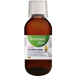 Bronchokod Naturel Enfant Toux Seche & Grasse - Dès 1 an - Goût orange - Flacon 100 ml