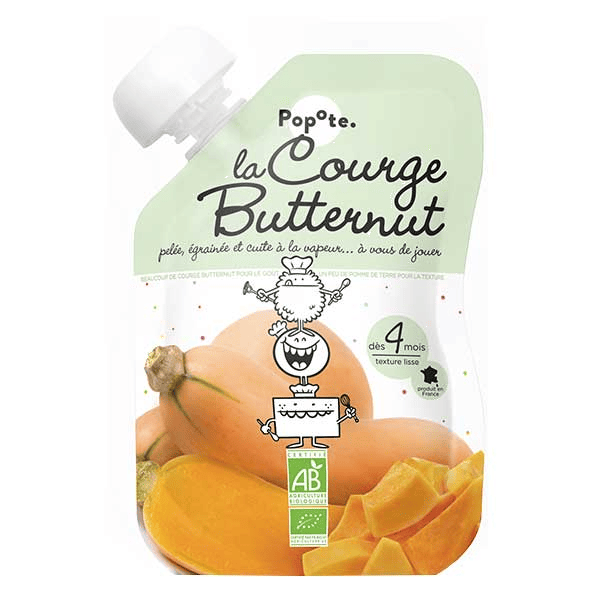 Les Légumes Gourde Courge Butternut +4mois Bio 120g
