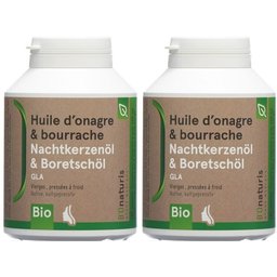 Bionaturis Huile Onagre + Bourrache 500 mg Bio