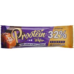 Barres de Gaufres Protéinées 32% Chocolat Caramel 50g