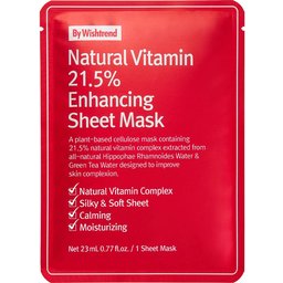 Natural Vitamin 21.5% Enhancing Sheet Mask 23ml