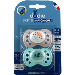 Sucettes Anatomiques Jour Nuit 0-6M A30 2 Unités