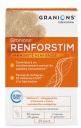 Renforstim 40 Capsules + 20 Gélules - Boîte 40 capsules + 20 gélules