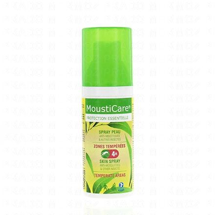Spray peau anti-moustiques zones tempérées 50ml