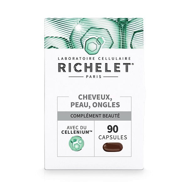Cheveux, Peau, Ongles, Complément Alimentaire, 90 Capsules