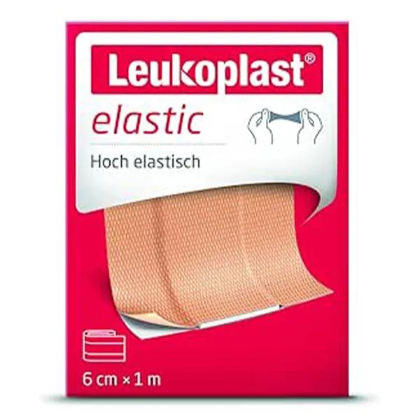 Leukoplast Elastic Pansement Adhésif Hautement Elastique 6cm x 1m