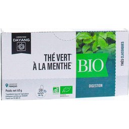 Thé Vert à La Menthe Bio 20 Sachets