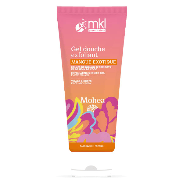Mohea Après-Soleil Gel Douche Exfoliant Mangue Exotique Bio 200ml