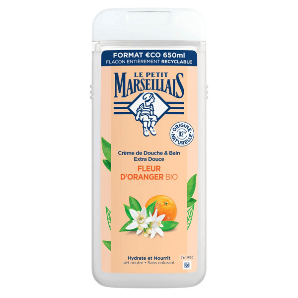Douche & Bain Crème Extra Doux Fleur d'Oranger 650ml