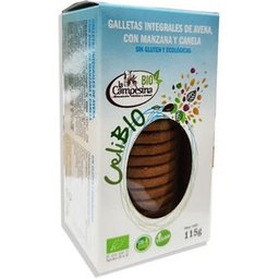 Celibio Bleu Biscuit aux flocons d'avoine, aux pommes et à la cannelle 115g