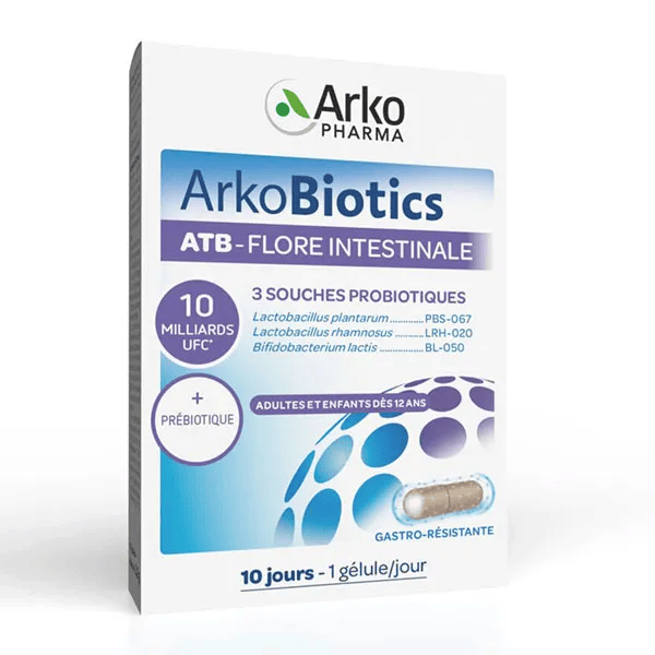 Arkobiotics Supraflor Flore Intestinale 3 souches probiotiques 10 gélules