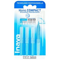 Brossettes Interdentaires Mono Compact Bleu 0.7mm 4uts