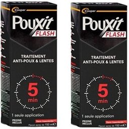 Flash Traitement Anti-Poux & Lentes Spray 2x150ml