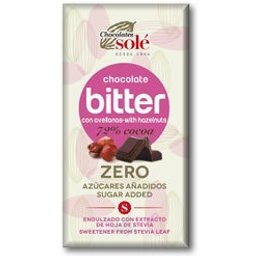 Chocolat Bitter 72% Cacao aux Amandes 100g