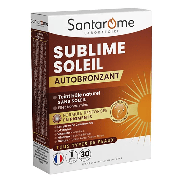 Santarome Sublime Soleil Autobronzant Teint hâlé sans soleil 30 gélules