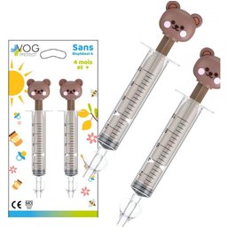 Mouches Bébé Seringue Nasale Ours 2x10ml