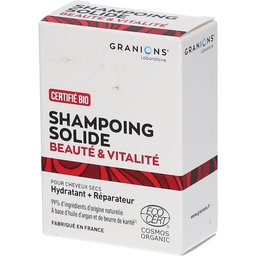 Granions® Shampoing Solide Certifié Bio - Beauté & Vitalité