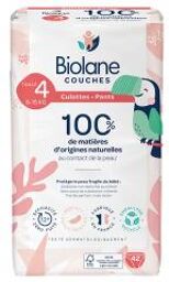 Culottes Naturelles 42 Culottes Taille 4 (8-15 kg) - Paquet 42 culottes