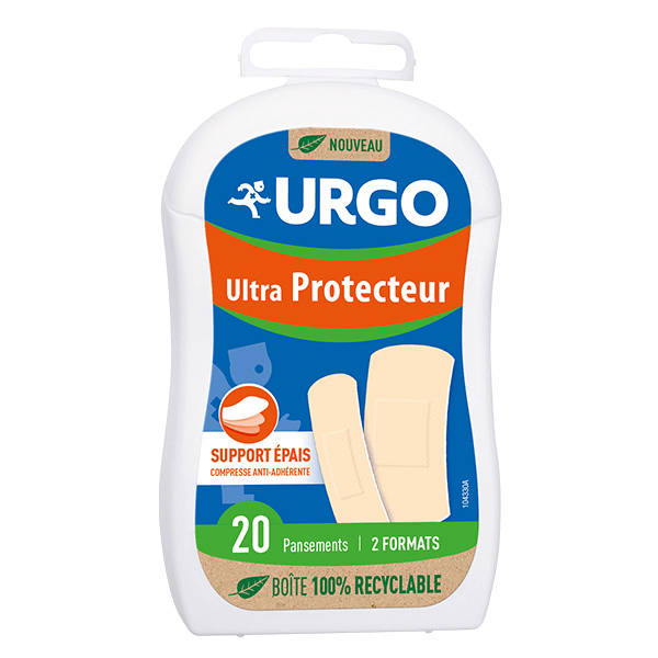 Premiers Soins Ultra-Protecteur Pansements 20 unités