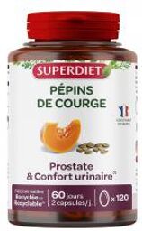 Pépins de Courge - Prostate & Confort Urinaire - 120 Capsules - Boîte 120 capsules