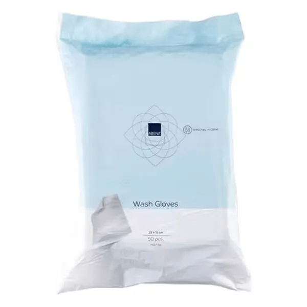 Gants de Toilette Jetables 16 x 23cm 50 unités