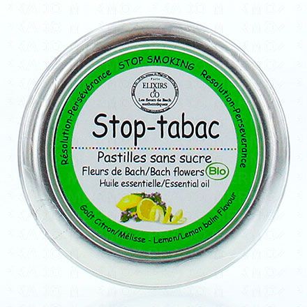 ELIXIRS & CO ''Les fleurs de Bach authentiques'' Stop-tabac pastilles x 45