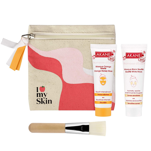 Trousse Duo Masque Cocoon Bio + Pinceau Offert
