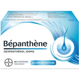Bépanthène 100 mg  60 comprimés
