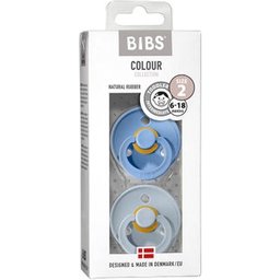 Bavoirs Duo Tétine Bleu Ciel Bébé Bleu 6-18M 2uds