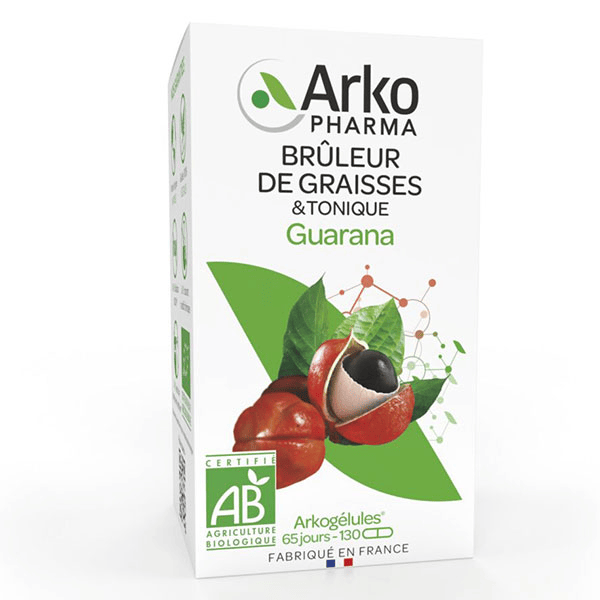 Arkogélules Guarana Bio 130 gélules