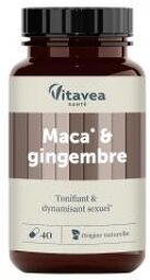 Maca & Gingembre Tonifiant & Dynamisant Sexuel 40 Unités - Pot 40 gélules