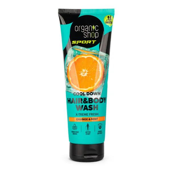 Gel douche corps et cheveux rafraîchissant et apaisant 200ml