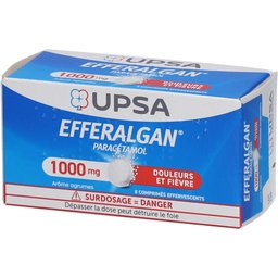 Efferalgan 1000 mg, comprimé efferv. (légère gout fruits rouge)