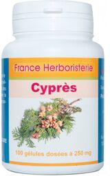 GELULES CYPRES - dosées à 250 mg poudre pure