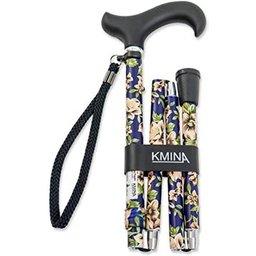 Canne Pliante Pro Fleurs Bleu 1ut