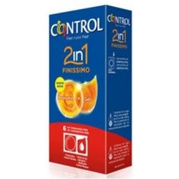 Finissimo 2 En 1 Préservatif + Gel 6u