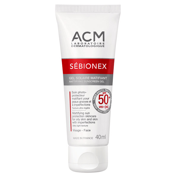 Sébionex Gel Solaire Matifiant SPF50+ 40ml