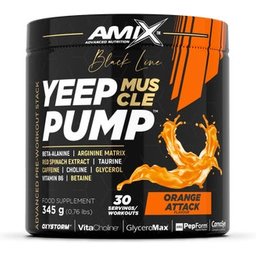 Black Line Yeep Pump Con Cafeína Naranja 345g