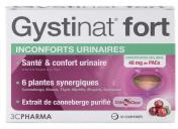 Gystinat Fort - Inconforts Urinaires - 30 Comprimés - Boîte 30 comprimés