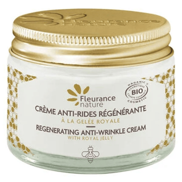 - Crème Anti-rides régénérantes à la gelée royale Bio - Pot 50 ml