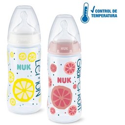 Biberon en silicone First Choise+ Fruits 0-6 Mois 300ml 1ud