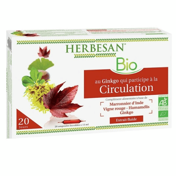 Ginkgo Circulation Bio 20 Ampoules