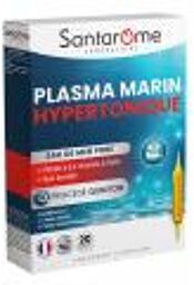 Plasma Marin Hypertonique Procédé Quinton - Vitalité et Détox - 20 Ampoules - Boîte 20 ampoules de 10 ml