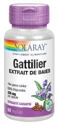 Gattilier (Vitex) - 225 mg Standardisé - à 0,5% d'Agnosides - 60 Caps. Vég. - Boîte 60 capsules