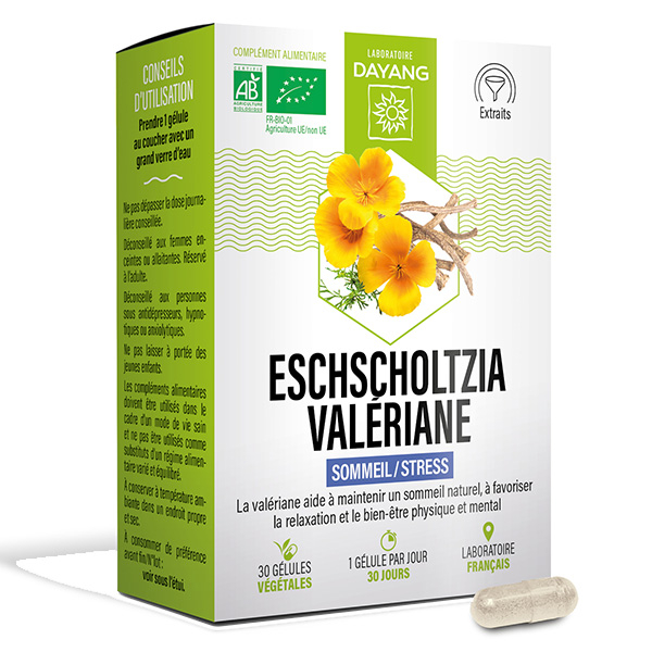 Eschscholtzia Valériane BIO 30 gél
