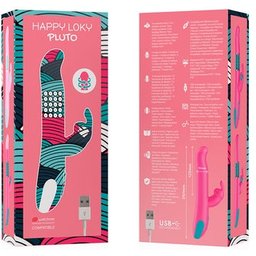 Pluto Rabbit Vibrator & Rotator 1ud
