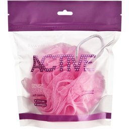 Active Bath Soft Peeling Éponge Fleur 1ut