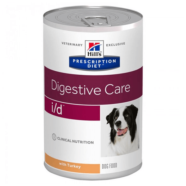 Prescription Diet Canine I/D Digestive Care Aliment Humide Dinde 12 x 360g