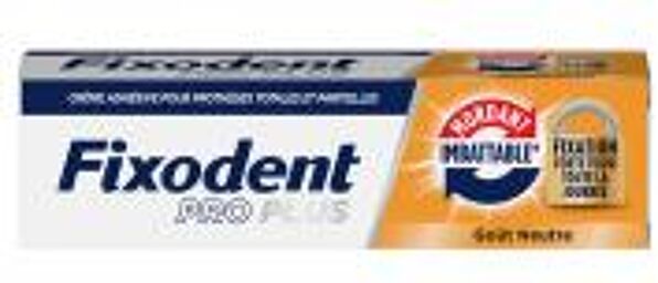 Pro Plus Crème Adhésive Fixation Forte Goût Neutre 40 Grammes - Tube 40 g